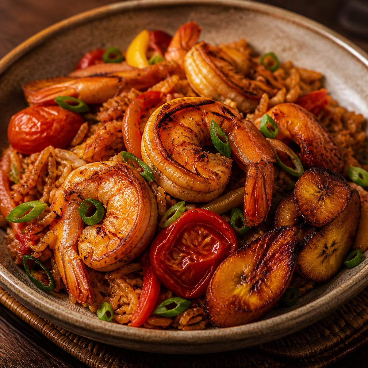 Suya gulf shrimp